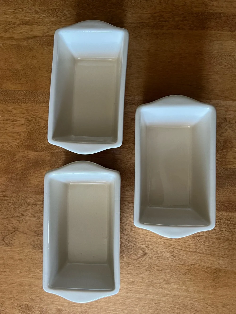 Autumn Harvest Stoneware Mini Loaf Pans By Nantucket, Set Of 3.